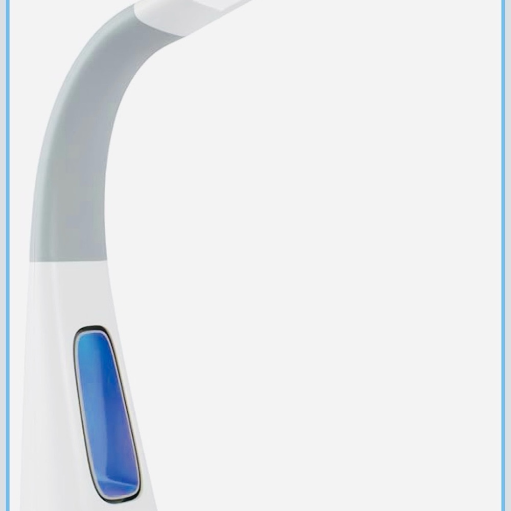 Brand new Desk Lamp w/blade-less Fan -3 speed option, 5 Brightness settings